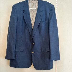 Vintage Christian Dior Men's Blue Blazer